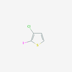 3-Chloro-2-iodothiophene chemical structure (CAS 1502188-53-5)