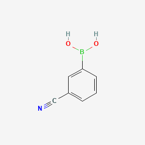 3-Cyanophenylboronic acid chemical structure (CAS 150255-96-2)
