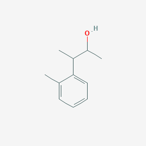 3-(2-Methylphenyl)butan-2-ol chemical structure (CAS 1502868-67-8)