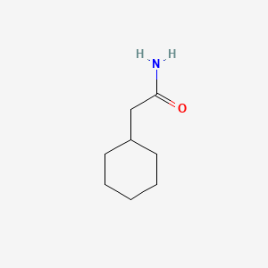 2-Cyclohexylacetamide chemical structure (CAS 1503-87-3)