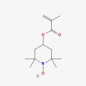 4-Methacryloyloxy-2,2,6,6-tetramethylpiperidine 1-Oxyl Free Radical chemical structure (CAS 15051-46-4)