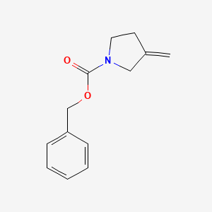 Benzyl 3-methylenepyrrolidine-1-carboxylate chemical structure (CAS 150543-35-4)