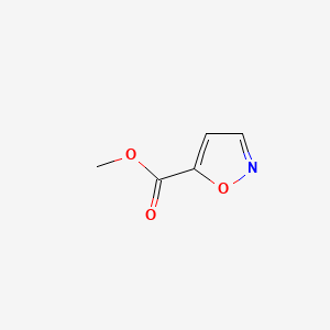 Methyl isoxazole-5-carboxylate chemical structure (CAS 15055-81-9)