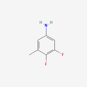 3,4-Difluoro-5-methylaniline chemical structure (CAS 1505944-46-6)