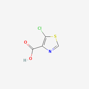 5-Chlorothiazole-4-carboxylic acid chemical structure (CAS 1505987-37-0)