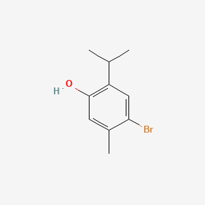 4-Bromo-2-isopropyl-5-methylphenol chemical structure (CAS 15062-34-7)
