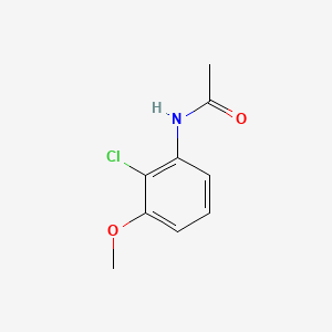 N-(2-Chloro-3-methoxyphenyl)acetamide chemical structure (CAS 150637-97-1)