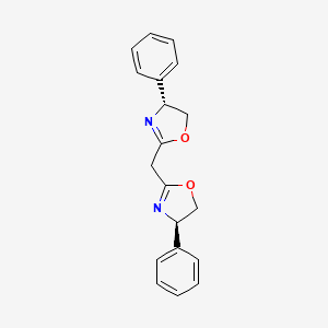 (R,R)-2,2-Methylenebis(4-phenyl-2-oxazoline) chemical structure (CAS 150639-34-2)