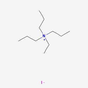 N-Ethyl-N,N-dipropylpropan-1-aminium iodide chemical structure (CAS 15066-80-5)