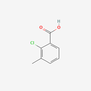 2-Chloro-3-methylbenzoic acid chemical structure (CAS 15068-35-6)