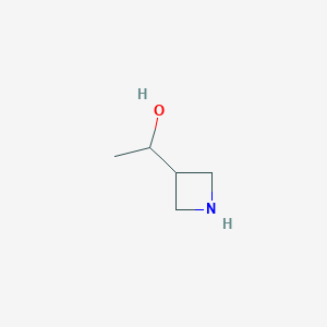 1-(Azetidin-3-yl)ethanol chemical structure (CAS 1507300-88-0)