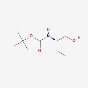(S)-tert-Butyl (1-hydroxybutan-2-yl)carbamate chemical structure (CAS 150736-72-4)