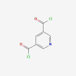 Pyridine-3,5-dicarbonyl dichloride chemical structure (CAS 15074-61-0)