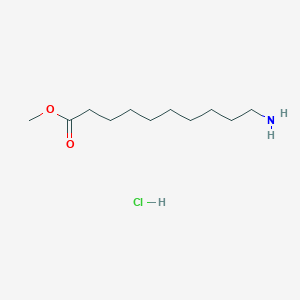 Methyl 10-aminodecanoate hydrochloride chemical structure (CAS 150840-94-1)