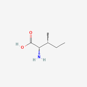 (2S,3R)-2-Amino-3-methylpentanoic acid chemical structure (CAS 1509-34-8)