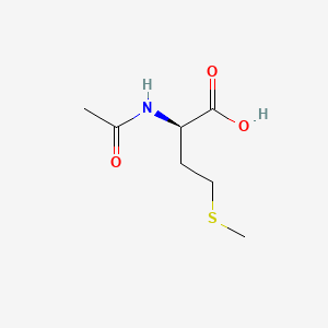 N-Acetyl-D-methionine chemical structure (CAS 1509-92-8)