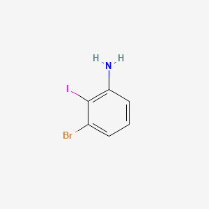 3-Bromo-2-iodoaniline chemical structure (CAS 150908-00-2)