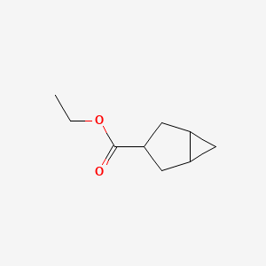 Ethyl bicyclo[3.1.0]hexane-3-carboxylate chemical structure (CAS 1509328-66-8)