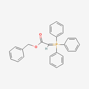 Benzyl 2-(triphenylphosphoranylidene)acetate chemical structure (CAS 15097-38-8)