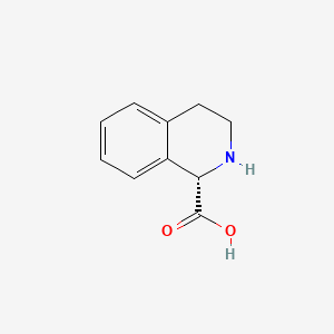 (S)-1,2,3,4-Tetrahydroisoquinoline-1-carboxylic acid chemical structure (CAS 151004-92-1)