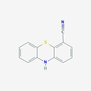 10H-Phenothiazine-4-carbonitrile chemical structure (CAS 151079-77-5)
