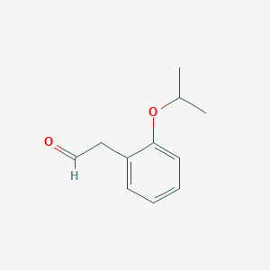 2-(2-Isopropoxyphenyl)acetaldehyde chemical structure (CAS 1511056-33-9)