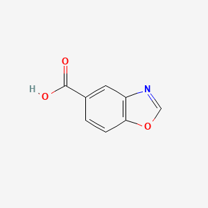 Benzo[d]oxazole-5-carboxylic acid chemical structure (CAS 15112-41-1)