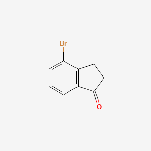 4-Bromo-1-indanone chemical structure (CAS 15115-60-3)