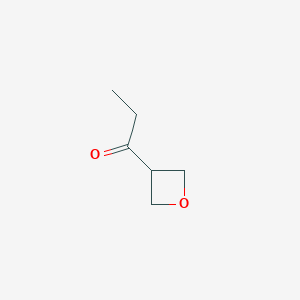1-(Oxetan-3-yl)propan-1-one chemical structure (CAS 1511912-98-3)