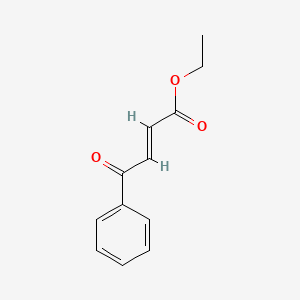(E)-Ethyl 4-oxo-4-phenylbut-2-enoate chemical structure (CAS 15121-89-8)
