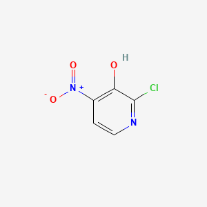 2-Chloro-4-nitropyridin-3-ol chemical structure (CAS 15128-85-5)