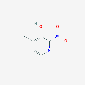 3-Hydroxy-4-methyl-2-nitropyridine chemical structure (CAS 15128-89-9)