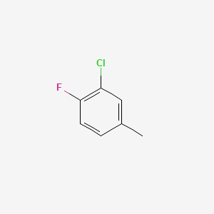 2-Chloro-1-fluoro-4-methylbenzene chemical structure (CAS 1513-25-3)