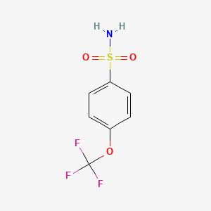 4-(Trifluoromethoxy)benzenesulfonamide chemical structure (CAS 1513-45-7)