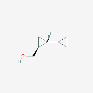 rel-((1R,2S)-[1,1'-Bi(cyclopropan)]-2-yl)methanol chemical structure (CAS 15136-04-6)
