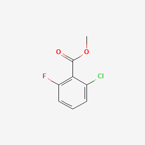 Methyl 2-chloro-6-fluorobenzoate chemical structure (CAS 151360-57-5)