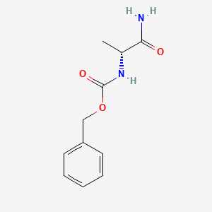 Z-D-Ala-NH2 chemical structure (CAS 151378-81-3)