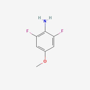 2,6-Difluoro-4-methoxyaniline chemical structure (CAS 151414-47-0)