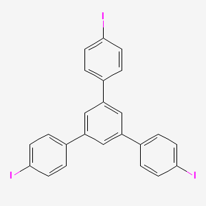 4,4''-Diiodo-5'-(4-iodophenyl)-1,1':3',1''-terphenyl chemical structure (CAS 151417-38-8)
