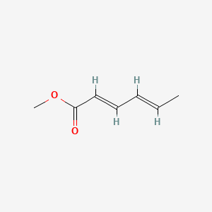 Methyl hexa-2,4-dienoate chemical structure (CAS 1515-80-6)