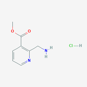 Methyl 2-(aminomethyl)nicotinate hydrochloride chemical structure (CAS 151509-01-2)