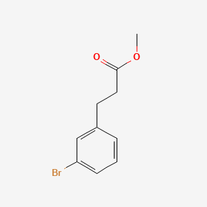 Methyl 3-(3-bromophenyl)propanoate chemical structure (CAS 151583-29-8)