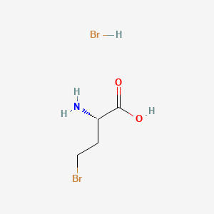 (S)-2-Amino-4-bromobutanoic acid hydrobromide chemical structure (CAS 15159-65-6)