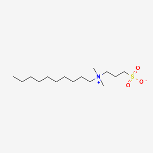 3-(Decyldimethylazaniumyl)propane-1-sulfonate chemical structure (CAS 15163-36-7)