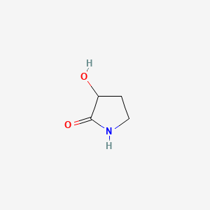 3-Hydroxy-2-pyrrolidinone chemical structure (CAS 15166-68-4)