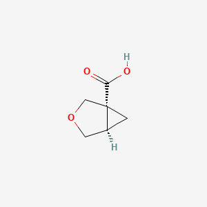 (1R,5R)-3-Oxabicyclo[3.1.0]hexane-1-carboxylic acid chemical structure (CAS 1516949-48-6)