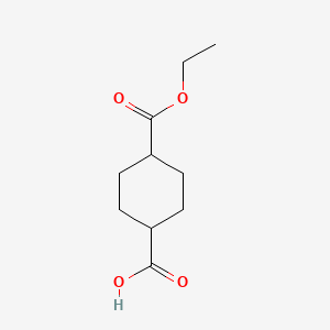 (1R,4R)-4-(Ethoxycarbonyl)cyclohexanecarboxylic acid chemical structure (CAS 15177-66-9)