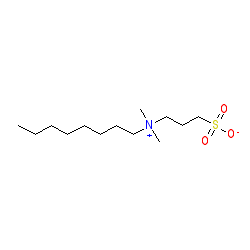 3-(Dimethyl(octyl)ammonio)propane-1-sulfonate chemical structure (CAS 15178-76-4)