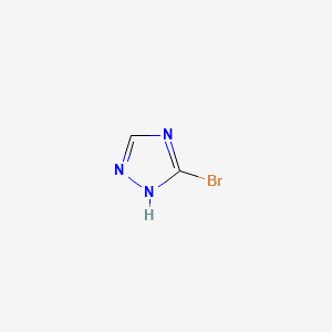 3-Bromo-1H-1,2,4-triazole chemical structure (CAS 15182-40-8)