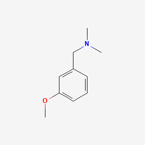 1-(3-Methoxyphenyl)-N,N-dimethylmethanamine chemical structure (CAS 15184-99-3)
